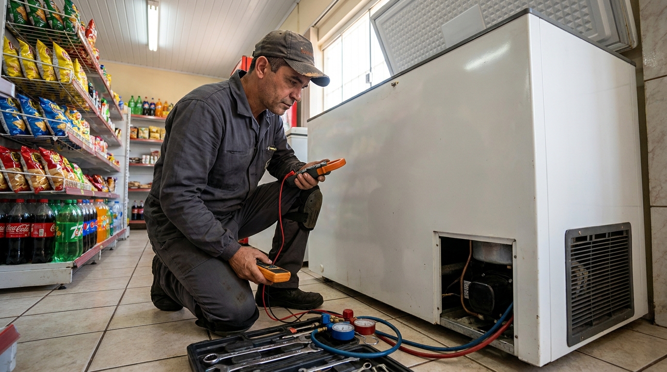 Conserto de placa eletrônica de freezer em Governador Valadares‑MG